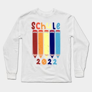 Stifte Schule 2022 Schulbeginn T shirt Long Sleeve T-Shirt